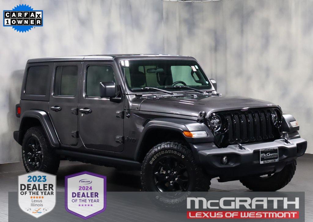 used 2020 Jeep Wrangler Unlimited car, priced at $30,488