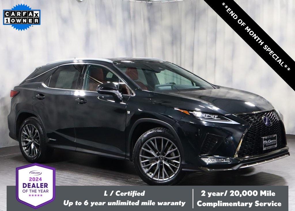 used 2022 Lexus RX 450h car, priced at $45,425