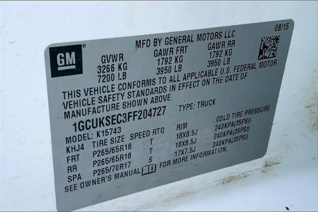 used 2015 Chevrolet Silverado 1500 car, priced at $20,990