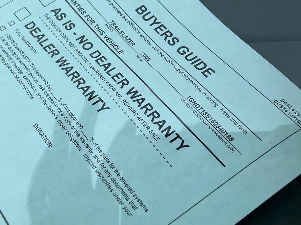 used 2005 Chevrolet TrailBlazer car