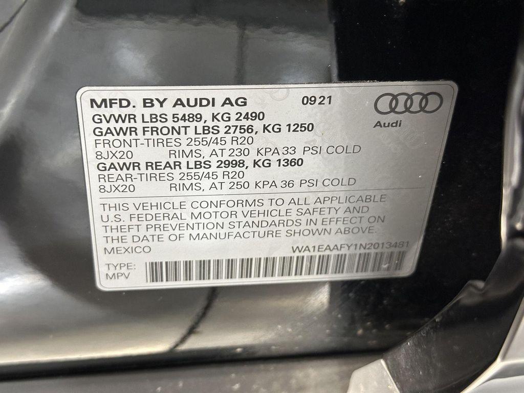 used 2022 Audi Q5 car, priced at $31,750