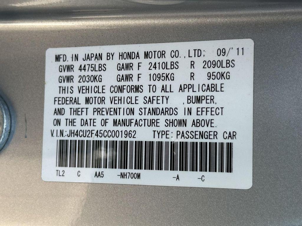 used 2012 Acura TSX car, priced at $9,900