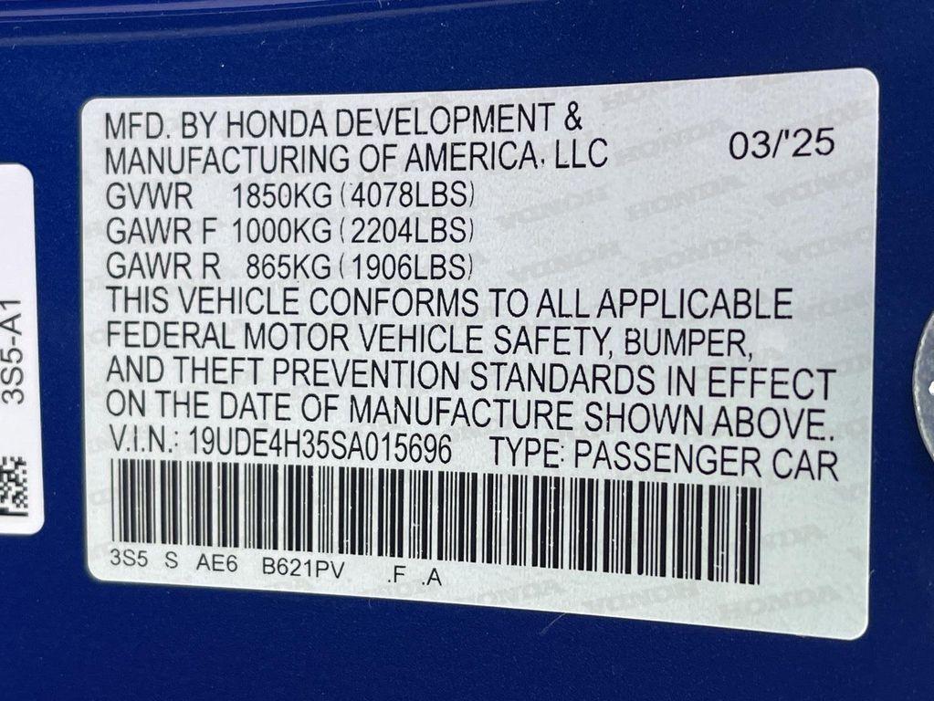 new 2025 Acura Integra car, priced at $36,795