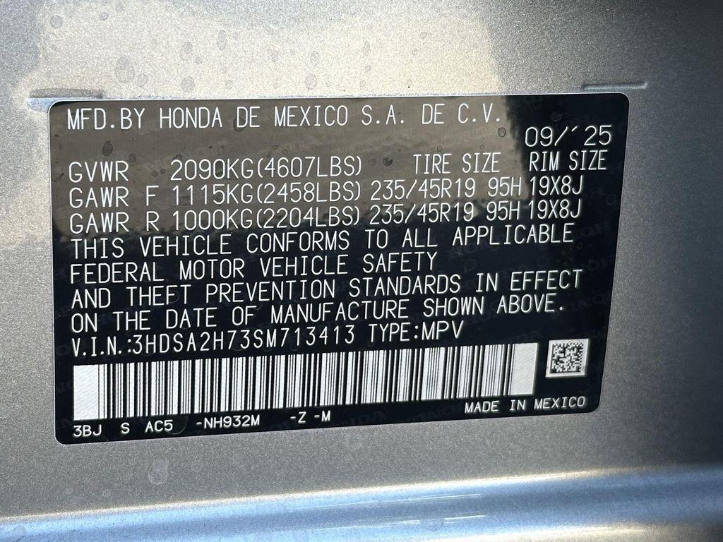 new 2025 Acura ADX car, priced at $45,350