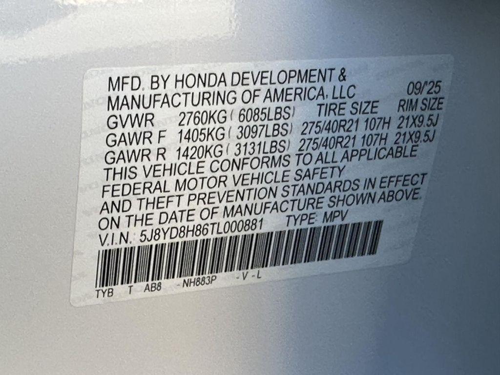 new 2026 Acura MDX car, priced at $77,800