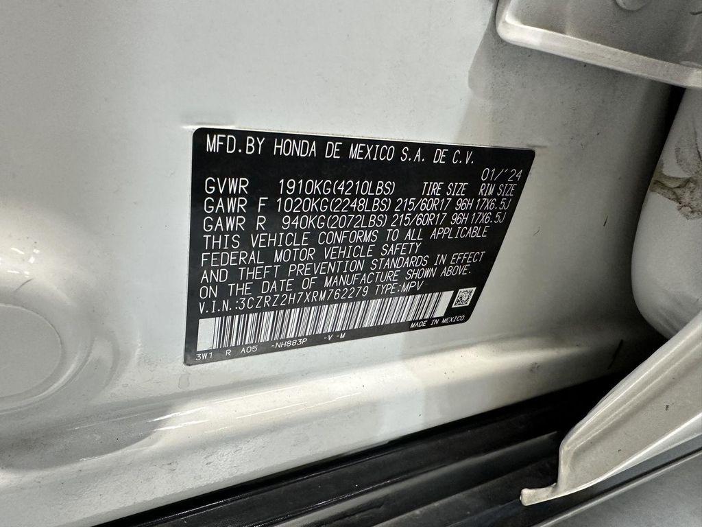 used 2024 Honda HR-V car, priced at $27,500