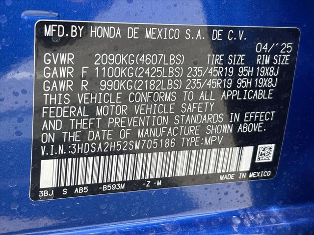 new 2025 Acura ADX car, priced at $41,350