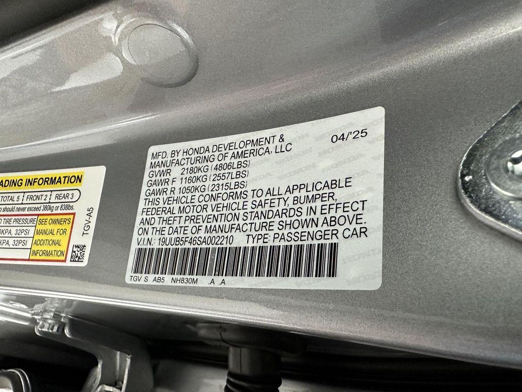 used 2025 Acura TLX car, priced at $39,500
