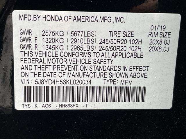 used 2019 Acura MDX car, priced at $27,900