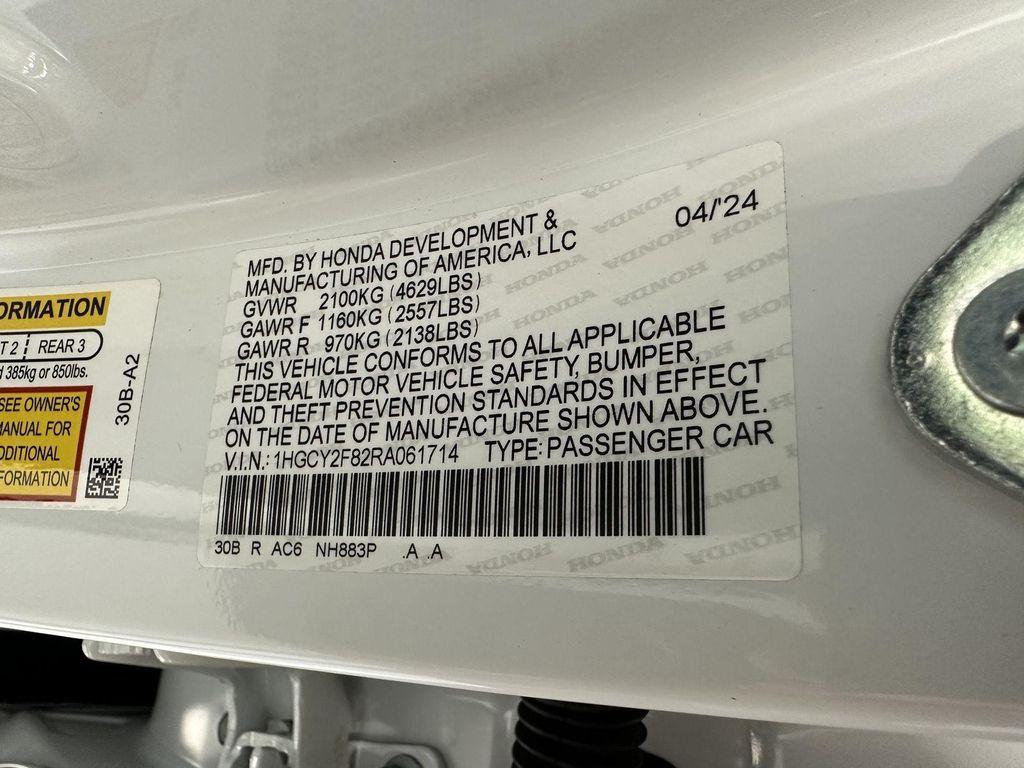 used 2024 Honda Accord Hybrid car, priced at $32,250