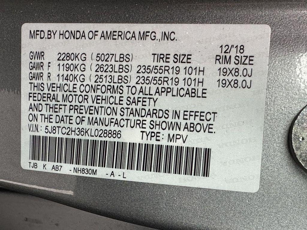 used 2019 Acura RDX car, priced at $20,500