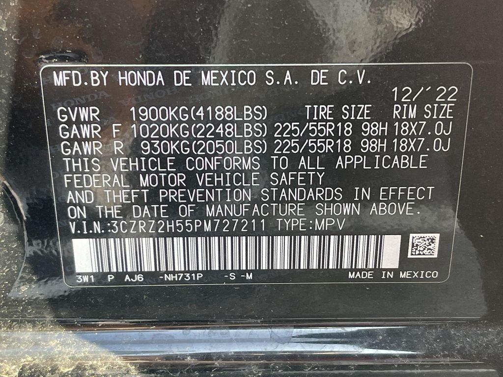 used 2023 Honda HR-V car, priced at $26,500