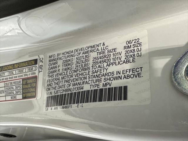 used 2022 Acura RDX car, priced at $43,400