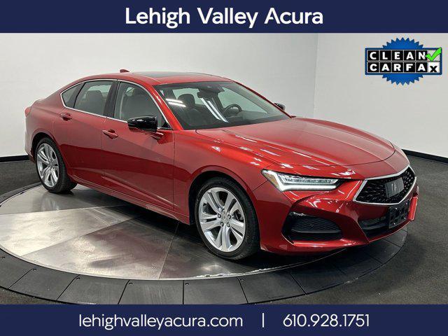 used 2021 Acura TLX car, priced at $29,750