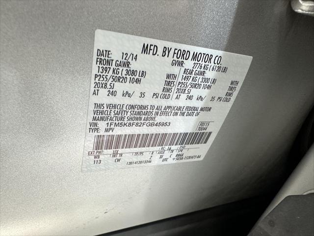 used 2015 Ford Explorer car, priced at $15,500