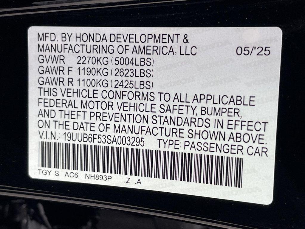 new 2025 Acura TLX car, priced at $52,195