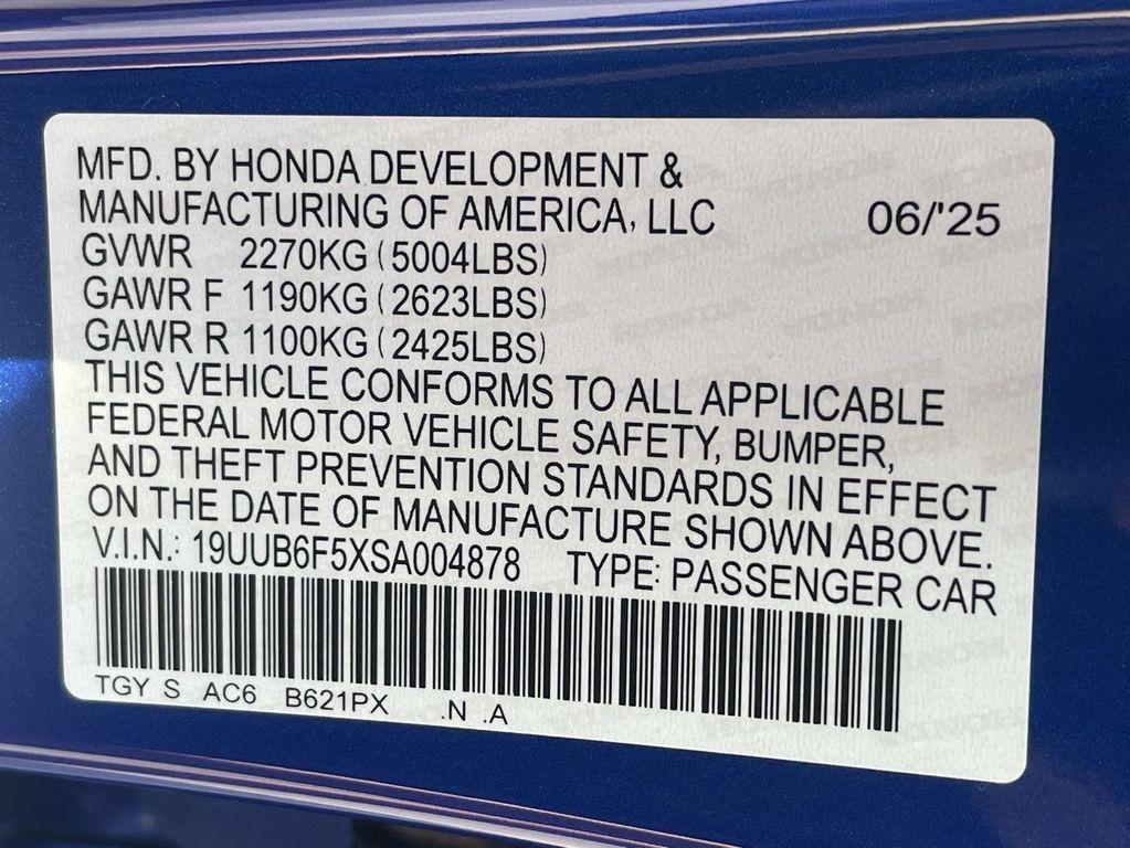 new 2025 Acura TLX car, priced at $52,195