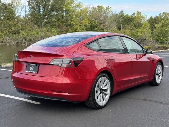 used 2022 Tesla Model 3 car, priced at $18,495