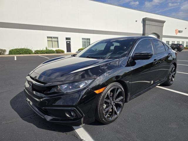 used 2021 Honda Civic car, priced at $20,000