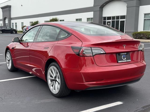 used 2022 Tesla Model 3 car, priced at $19,489