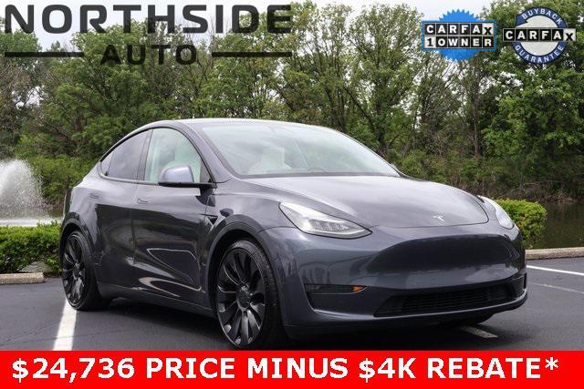 used 2021 Tesla Model Y car, priced at $20,736