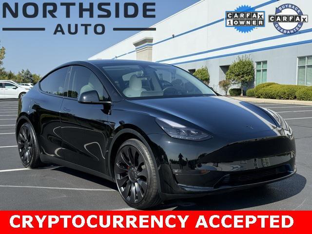 used 2022 Tesla Model Y car, priced at $33,988