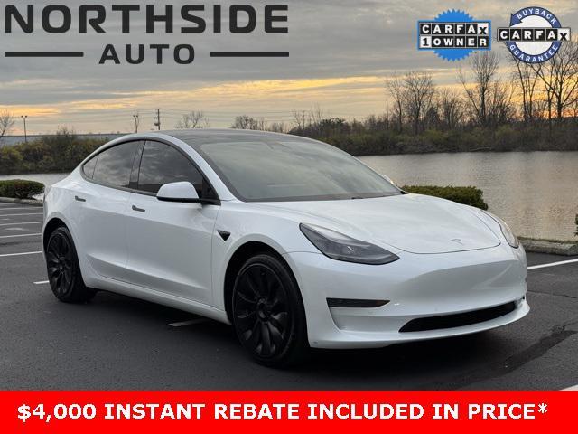 used 2021 Tesla Model 3 car, priced at $19,950