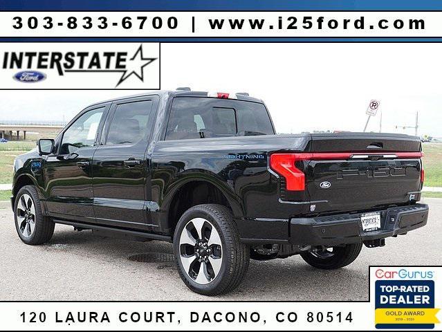new 2025 Ford F-150 Lightning car, priced at $75,730