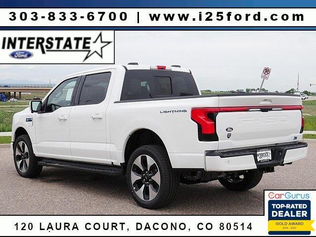 new 2025 Ford F-150 Lightning car, priced at $77,489