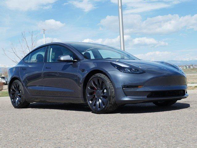 used 2023 Tesla Model 3 car, priced at $33,488