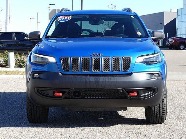 used 2021 Jeep Cherokee car, priced at $25,388