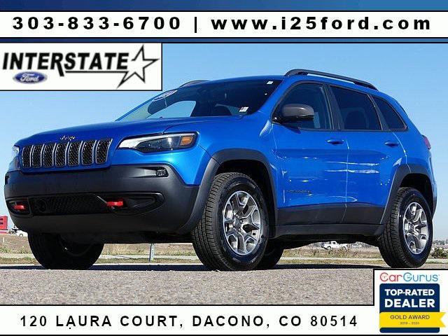 used 2021 Jeep Cherokee car, priced at $25,388