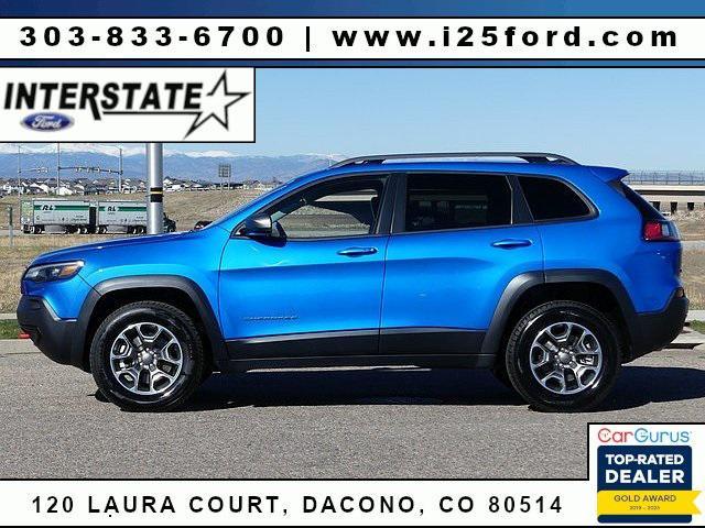 used 2021 Jeep Cherokee car, priced at $25,388