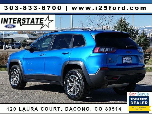 used 2021 Jeep Cherokee car, priced at $25,388