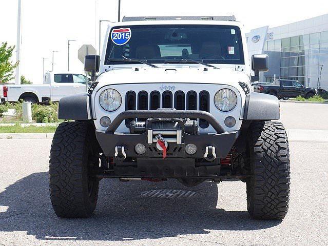 used 2015 Jeep Wrangler Unlimited car, priced at $27,488