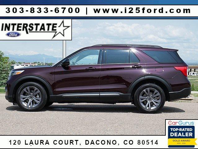 used 2022 Ford Explorer car, priced at $34,999