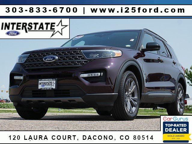 used 2022 Ford Explorer car, priced at $34,999
