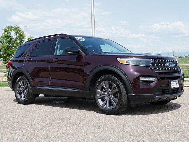 used 2022 Ford Explorer car, priced at $34,999
