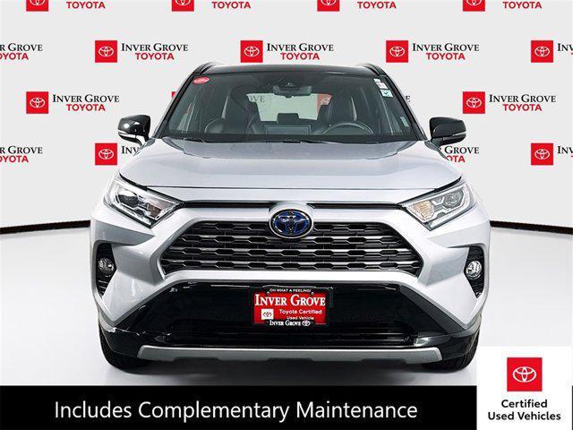 used 2021 Toyota RAV4 Hybrid car, priced at $34,995