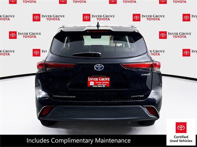 used 2022 Toyota Highlander Hybrid car, priced at $35,995