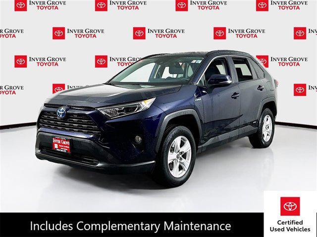 used 2021 Toyota RAV4 Hybrid car, priced at $31,495