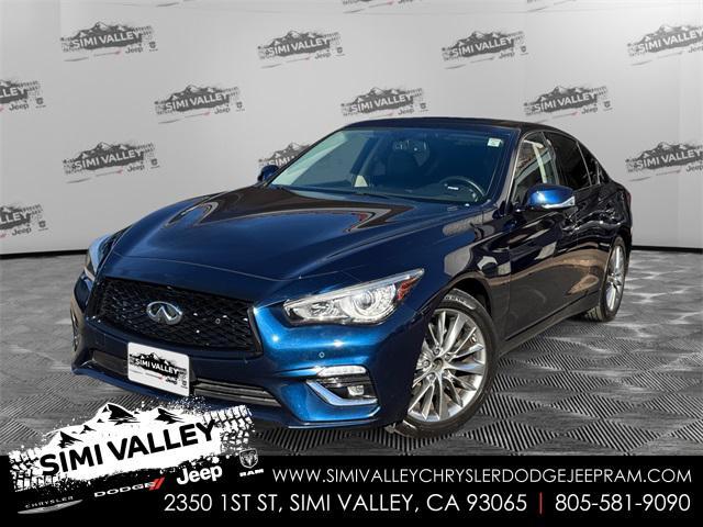 used 2022 INFINITI Q50 car, priced at $24,999