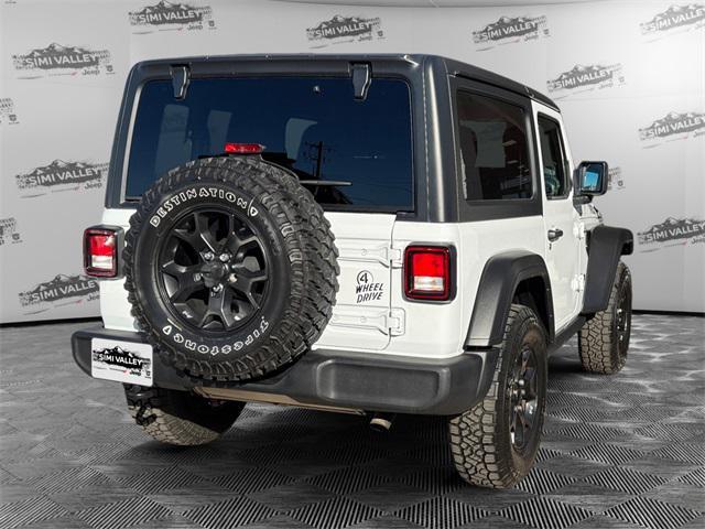 used 2022 Jeep Wrangler car, priced at $28,654