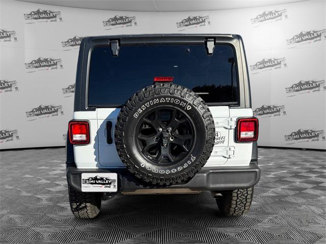 used 2022 Jeep Wrangler car, priced at $28,654