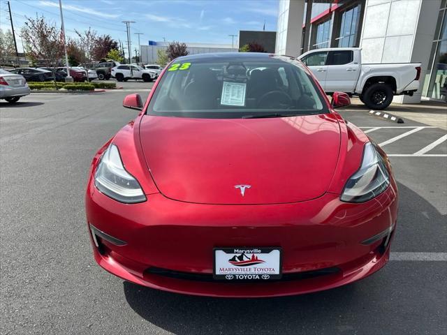 used 2023 Tesla Model 3 car, priced at $22,758