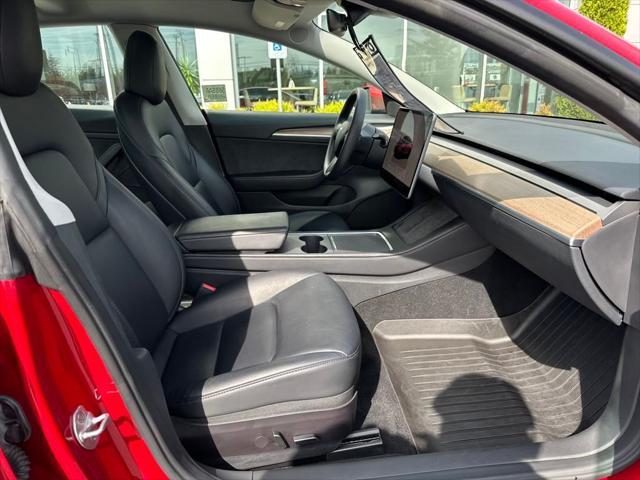 used 2023 Tesla Model 3 car, priced at $22,758