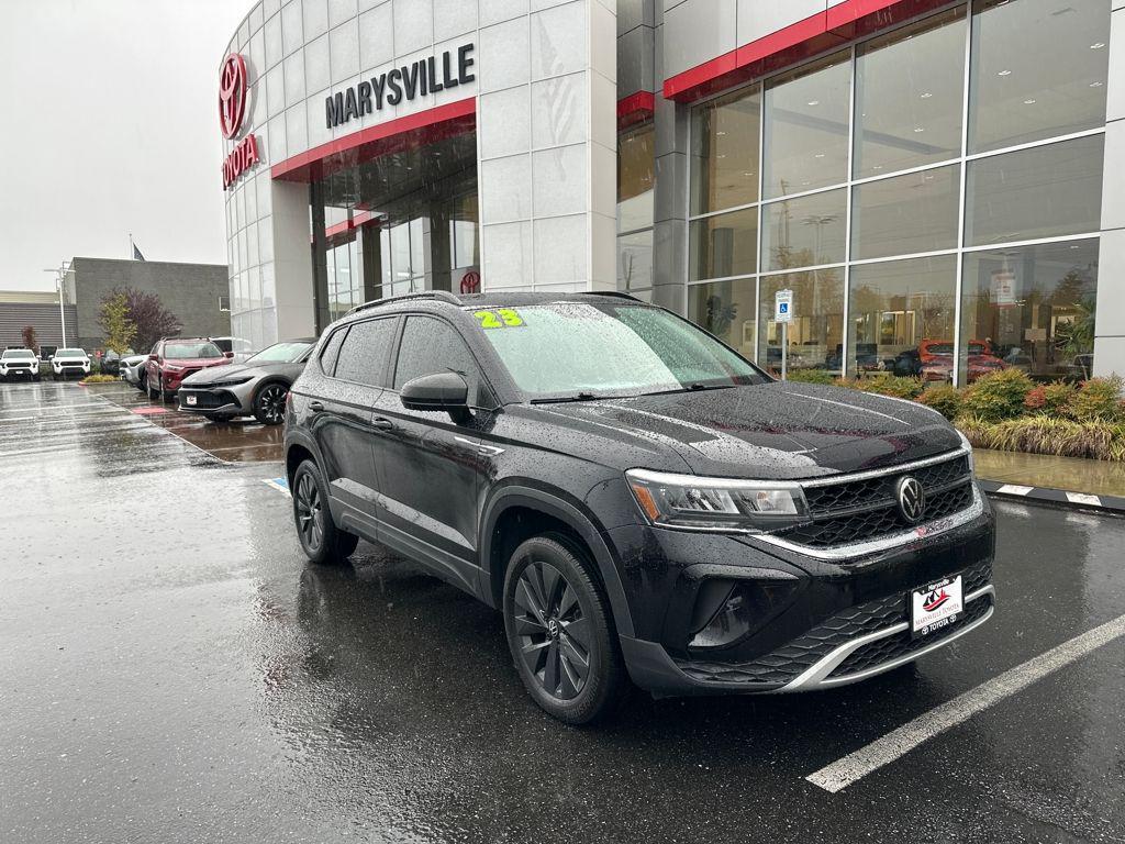 used 2023 Volkswagen Taos car, priced at $22,213