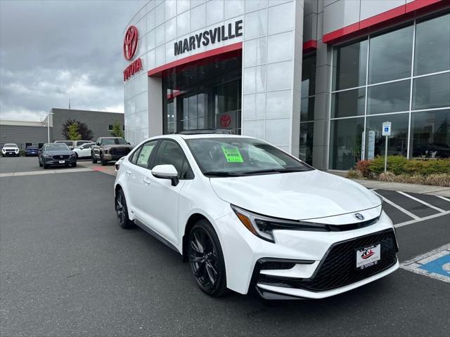 new 2025 Toyota Corolla Hybrid car, priced at $29,885