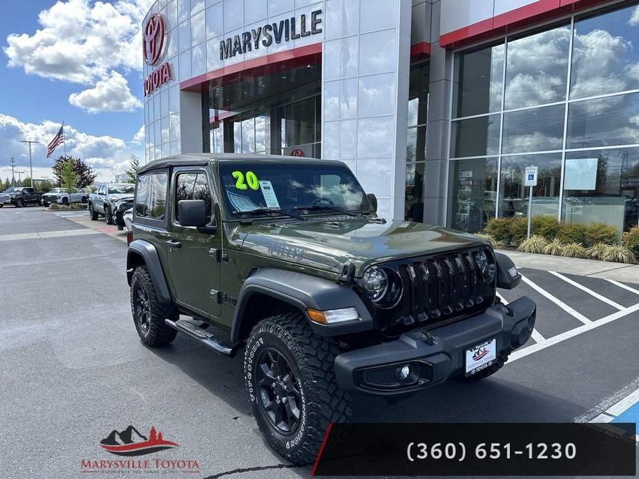 used 2020 Jeep Wrangler car, priced at $30,786