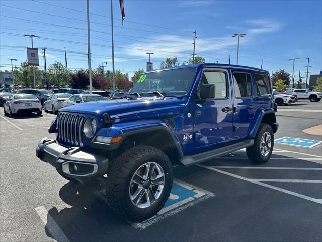 used 2020 Jeep Wrangler Unlimited car, priced at $29,494
